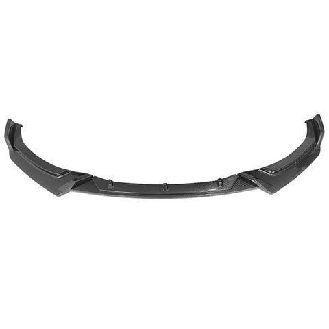 21-23 Ford Mustang Mach-E GT 3PCS Front Bumper Lip - PP Carbon Fiber Print