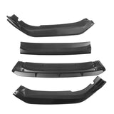 21-22 Honda Accord IK V2 Front Bumper Lip Spoiler Kit - Matte Black PP 4PCS