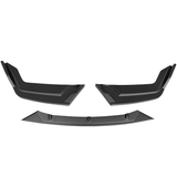 17-21 Honda Civic Hatchback IK Style Front Bumper Lip - Matte Black PP 3PCS