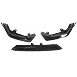 2022 Honda Civic 11th Gen Sedan Front Bumper Lip Spoiler - PP Gloss Black 3PC