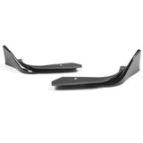 22- Honda Civic 4-Door MD Style Front Bumper Lip Splitter - Matte Black PP 2PCS