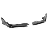 22- Honda Civic 4-Door MD Style Front Bumper Lip Splitter -  Gloss Black PP 2PCS