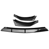 21-22 Hyundai Elantra 4DR Sedan Front Bumper Lip Spoiler - Gloss Black PP 3PC