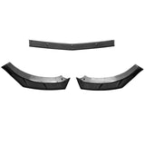 21-22 Kia K5 GT-Line IK Style 3PCS Front Bumper Lip - PP Gloss Black