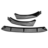 21-22 Kia Optima K5 Front Bumper Lip Lower Chin Spoiler - Gloss Black PP 3PC