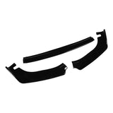 14-16 Lexus IS Base Front Bumper Lip Spoiler Splitter - Gloss Black 3PCS