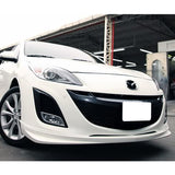 09-11 Mazda 3 4Dr DS Style Front Bumper Lip Spoiler - PU