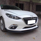 14-17 Mazda 3 V2 Style Front Bumper Lip - PP