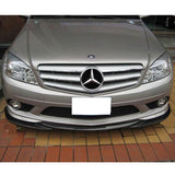 08-11 Mercedes-Benz W204 C Class GH Style Front Bumper Lip Spoiler - ABS