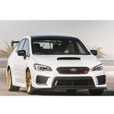 15-17 Subaru WRX STI V2 Style Front Lip Air Chin Spoiler Matte Black ABS