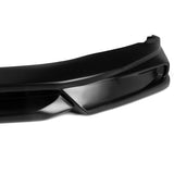 18-19 Toyota Camry LE IK Style Front Bumper Lip Matte Black - PP