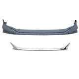 18-19 Toyota Camry LE MD Style Front Bumper Lip With Chrome Trim