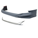 18-19 Toyota Camry LE MD Style Front Bumper Lip With Chrome Trim