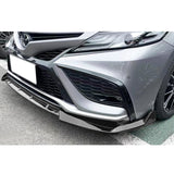 21+ Toyota Camry SE 3PCS Front Bumper Lip PP - Carbon Fiber Print