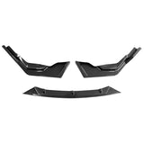 20-22 Toyota Corolla SE XSE C Style PP Front Bumper Lip - Carbon Fiber Print