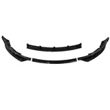 17-23 Tesla Model 3 Front Bumper Lip Spoiler Splitter 4PC - Gloss Black