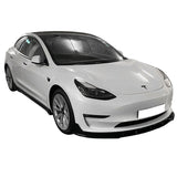 17-23 Tesla Model 3 Front Bumper Lip Spoiler Splitter 4PC - Gloss Black