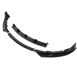 17-23 Tesla Model 3 Front Bumper Lip Spoiler Splitter 4PC - Gloss Black