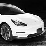 17-23 Tesla Model 3 Front Bumper Lip Spoiler PP - Gloss Black