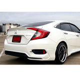 16-18 Honda Civic Sedan 4Dr AVS Style Rear Bumper Lip Spoiler - PP