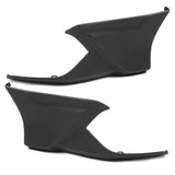 16-20 Honda Civic Modulo Style Rear Bumper Lip Diffuser 2PC - Matte Black PP