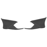 16-20 Honda Civic Modulo Style Rear Bumper Lip Diffuser 2PC - Matte Black PP