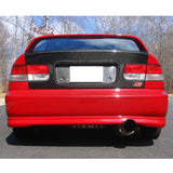 99-00 Honda Civic 2Dr 4Dr Rear Bumper Lip Spoiler Black