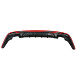 18-19 Toyota Camry V3 Rear Bumper Lip Diffuser Matte Black - PP