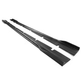 20-22 Dodge Charger SRT Widebody Side Skirts Extensions - Matte Black