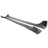 20-22 Tesla Model Y Side Skirts Extension Splitter Rocker Panel - Matte Black