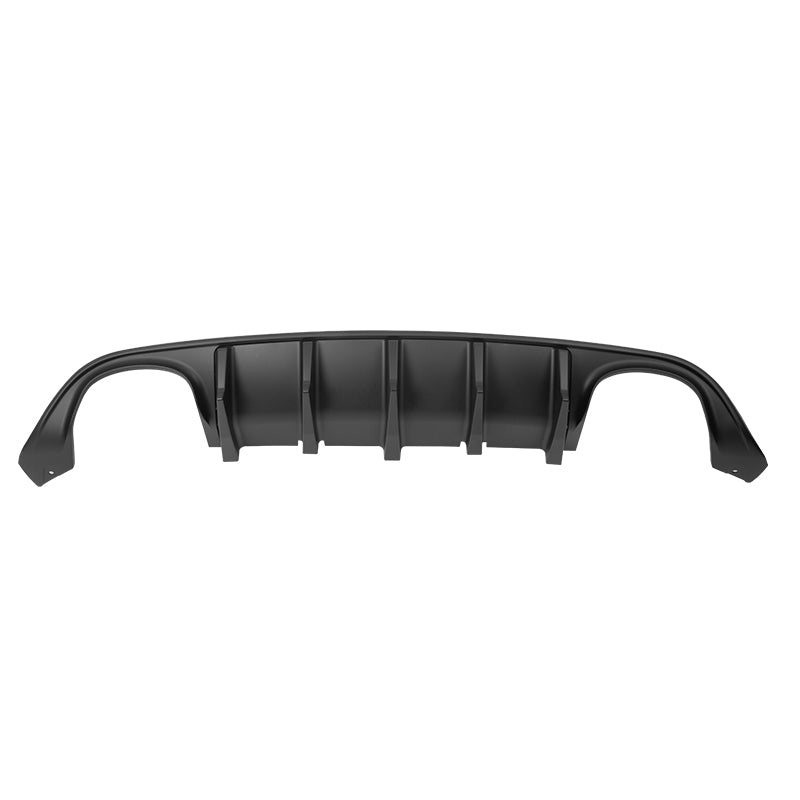 15-22 Dodge Charger IK V2 Rear Bumper Diffuser Quad Exhaust - Matte Bl ...