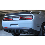 08-14 Dodge Challenger Front Bumper w/ Lip + Rear Bumper w/ V1 Diffuser + Hellcat Fender Flare