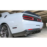 08-14 Dodge Challenger Front Bumper Rear Bumper (2015+ SRT Hellcat Style) + V4 Diffuser