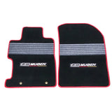 06-11 Honda Civic OE Factory Fitment Nylon Floor Mats Carpet W/ Gray Stripe