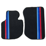 92-98 BMW E36 4D Front Rear OE Floor Mat M Color Stripe Premium Quality