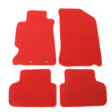 02-06 Acura RSX Car Auto Floor Mats Liner Front Rear Nylon Red Carpet 4PC