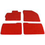 10-11 Toyota Prius Car Floor Mats Liner Front Rear Nylon Red Carpet 4PC