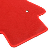 05-13 Chevy Corvette C6 Car Floor Mats Liner Front Nylon Red Carpets 2PC