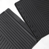 14-19 Toyota Corolla Heavy Duty Black Latex Floor Mats Front & Second Row