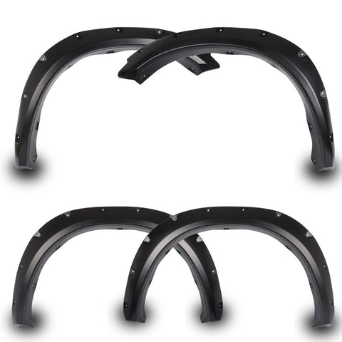 09-17 Dodge Ram Pocket Rivet Style Fender Flares PP Smooth