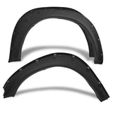 09-17 Dodge Ram 1500 Pocket Rivet Style Fender Flares Textured Black - PP