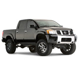 04-15 Nissan Titan Pocket Rivet Style Smooth Fender Flares Black ABS