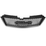 07-13 GMC Sierra 1500 Front Upper Hood Grille - Matte Black