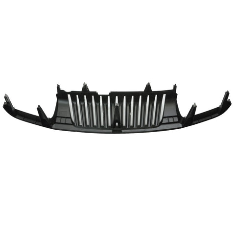 02-04 Nissan Xterra Vertical Front Bumper Black Hood Grille ABS