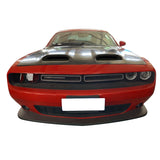 08-20 Dodge Challenger Hellcat Style Hood Black - Aluminum