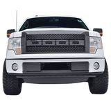 09-14 F150 Raptor Style Front Grille Hood With Shell - CF Look