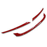 16-18 Honda Civic Type R Style Red Grille Trim 3Pc - ABS