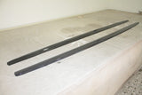 17- BMW 5 Series G30 Side Skirts Extensions - Carbon Fiber