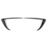 17-22 Tesla Model 3 Fog Light Lamp Trim Eyebrow Cover - ABS Carbon Fiber Print