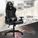 High-Back Swivel Gaming Chair Recliner with Bluetooth 4.1 Speakers & Lumbar Support & Headrest | Height Adjustable Ergonomic Office Desk Chair